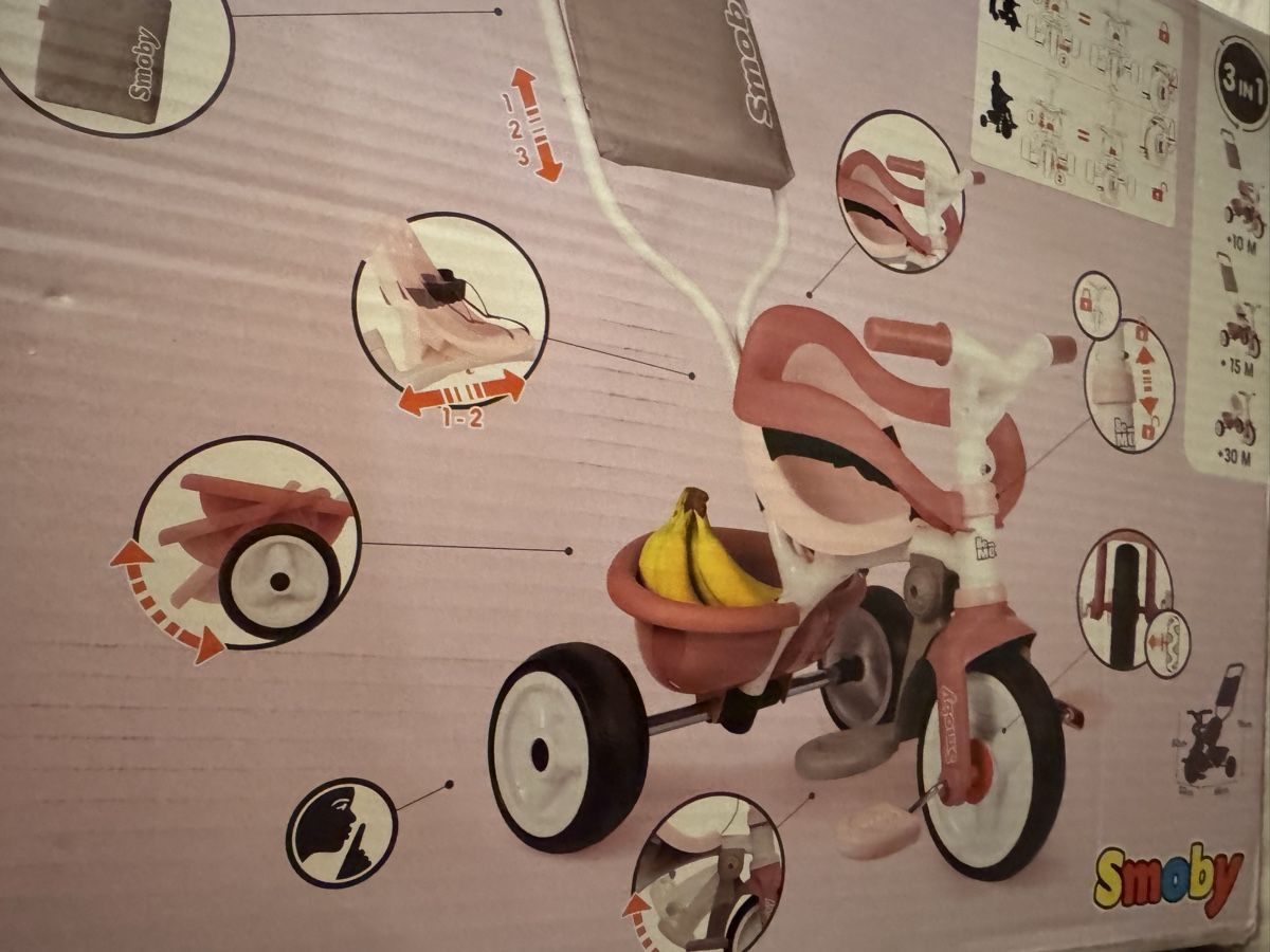 Smoby Véhicules pour enfants: Smoby Dreirad NEU rosa – Neuf (Voir description) à Fraubrunnen par rva_hgq5