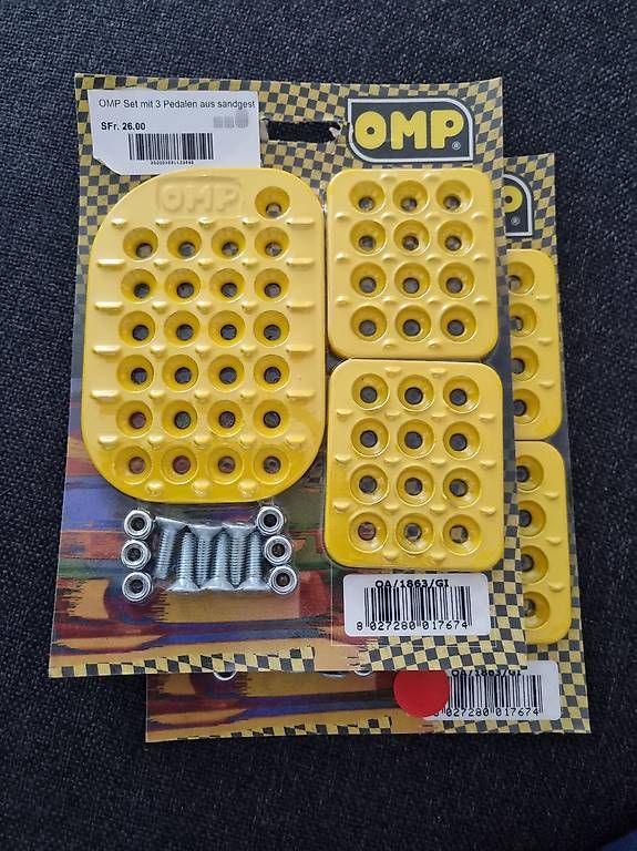 OMP Tutti pezzi di ricambio auto: OMP Alupedal-Set – Nuovo e nell'imballaggio originale da Neunkirch venduto da shrooms