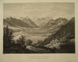 VUE VERS ALPNACH ET SARNEN, ~1830
