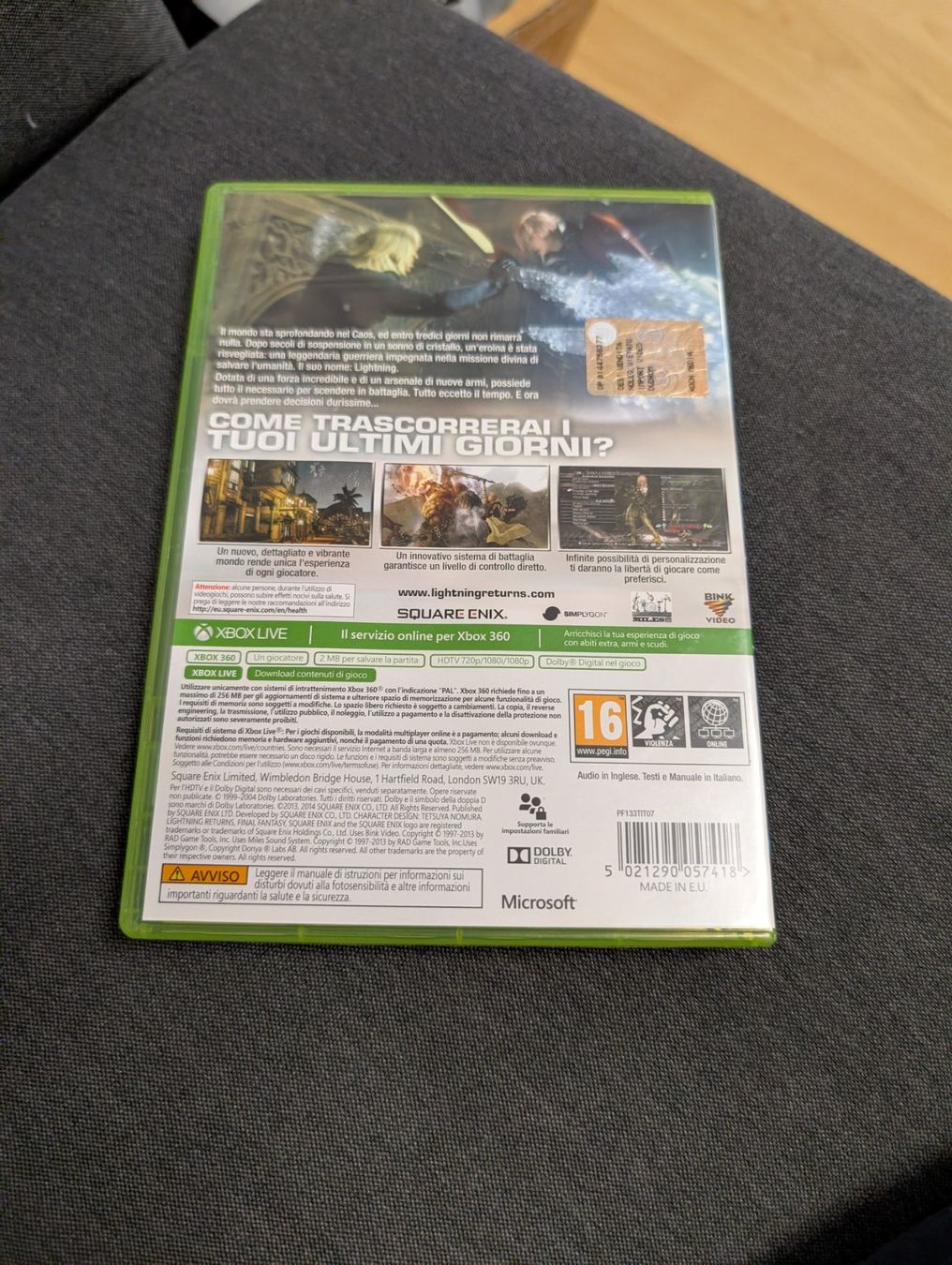 Giochi: Lightning returns Microsoft Xbox 360 – Usato da Giubiasco venduto da Ticinerd 1