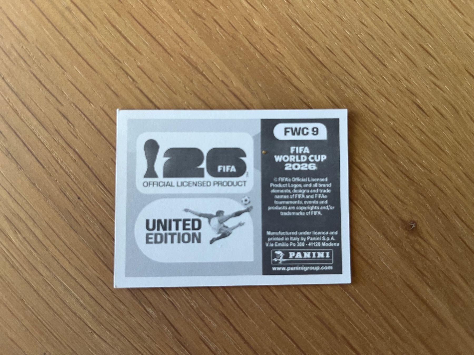 Panini Carte collezionabili: Panini WM 2026 Sticker FWC 9 – Nuovo e nell'imballaggio originale da Luzern venduto da strandbar90 1