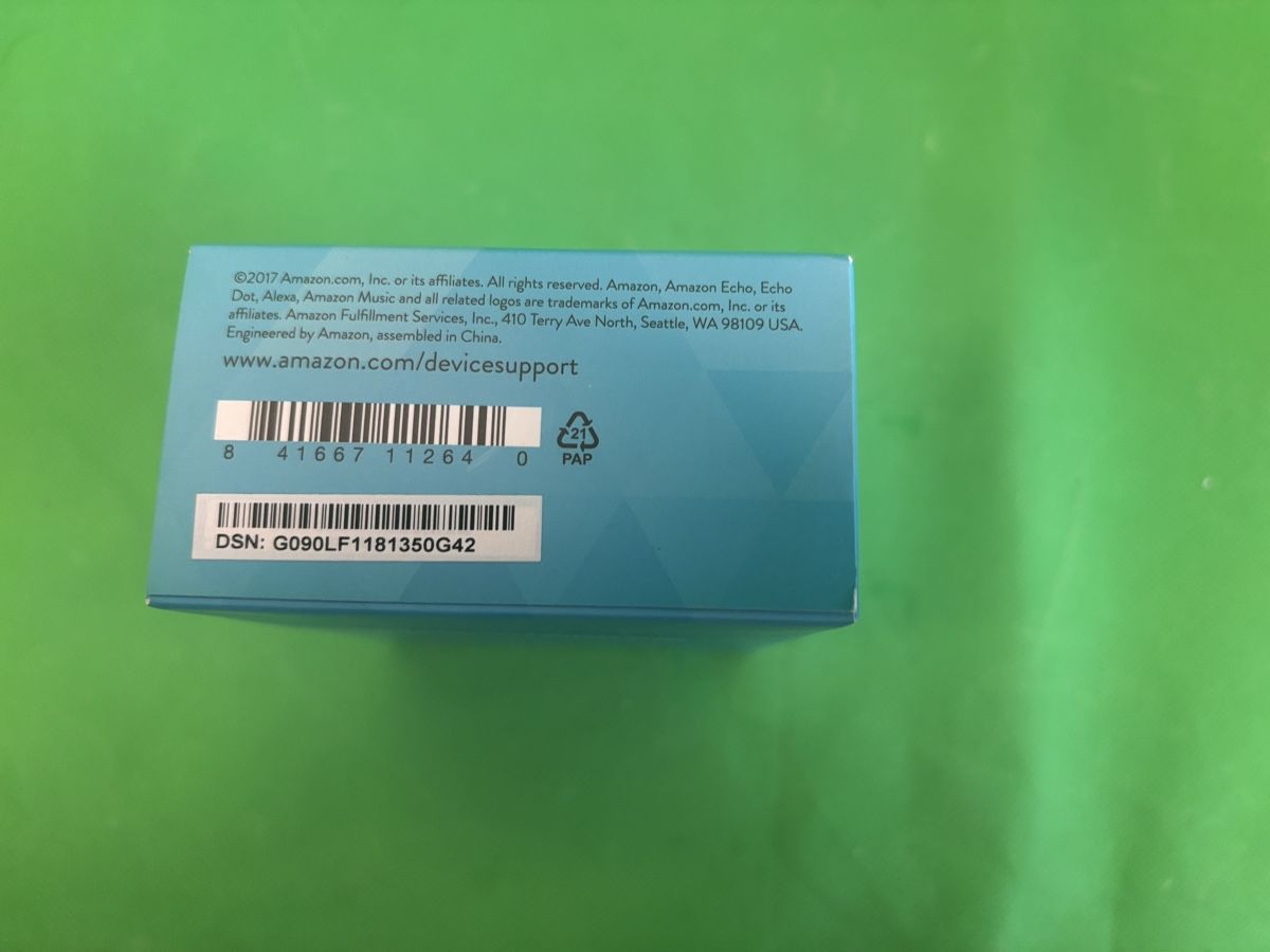 Amazon Systèmes audio & multimédias: Amazon Echo Dot 2. Generation Lautsprecher neuwertig – D'occasion à Kilchberg ZH par bionicdog 3