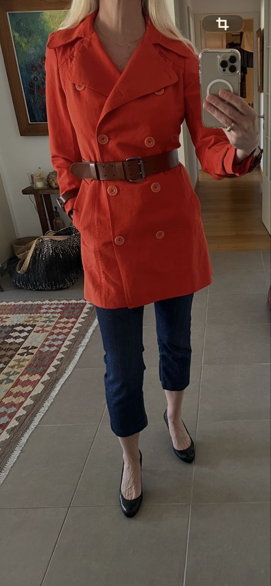 Jacken: Bruuns Bazaar veste orange 38 – Gebraucht aus Territet von miryamv