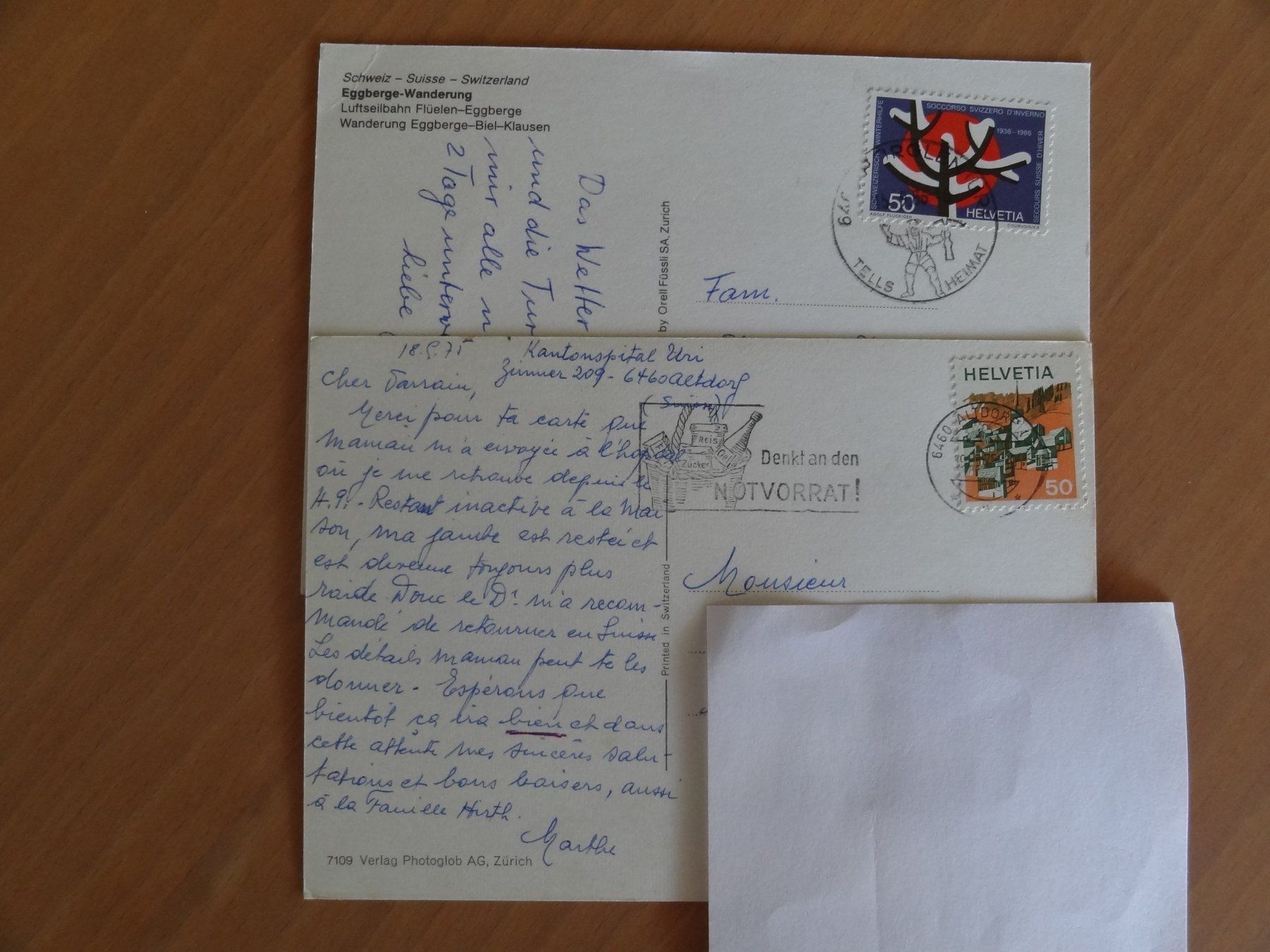 Cartoline postali: Eggberge - Uri - 2AK – Usato da St Léonard venduto da Riglin 1