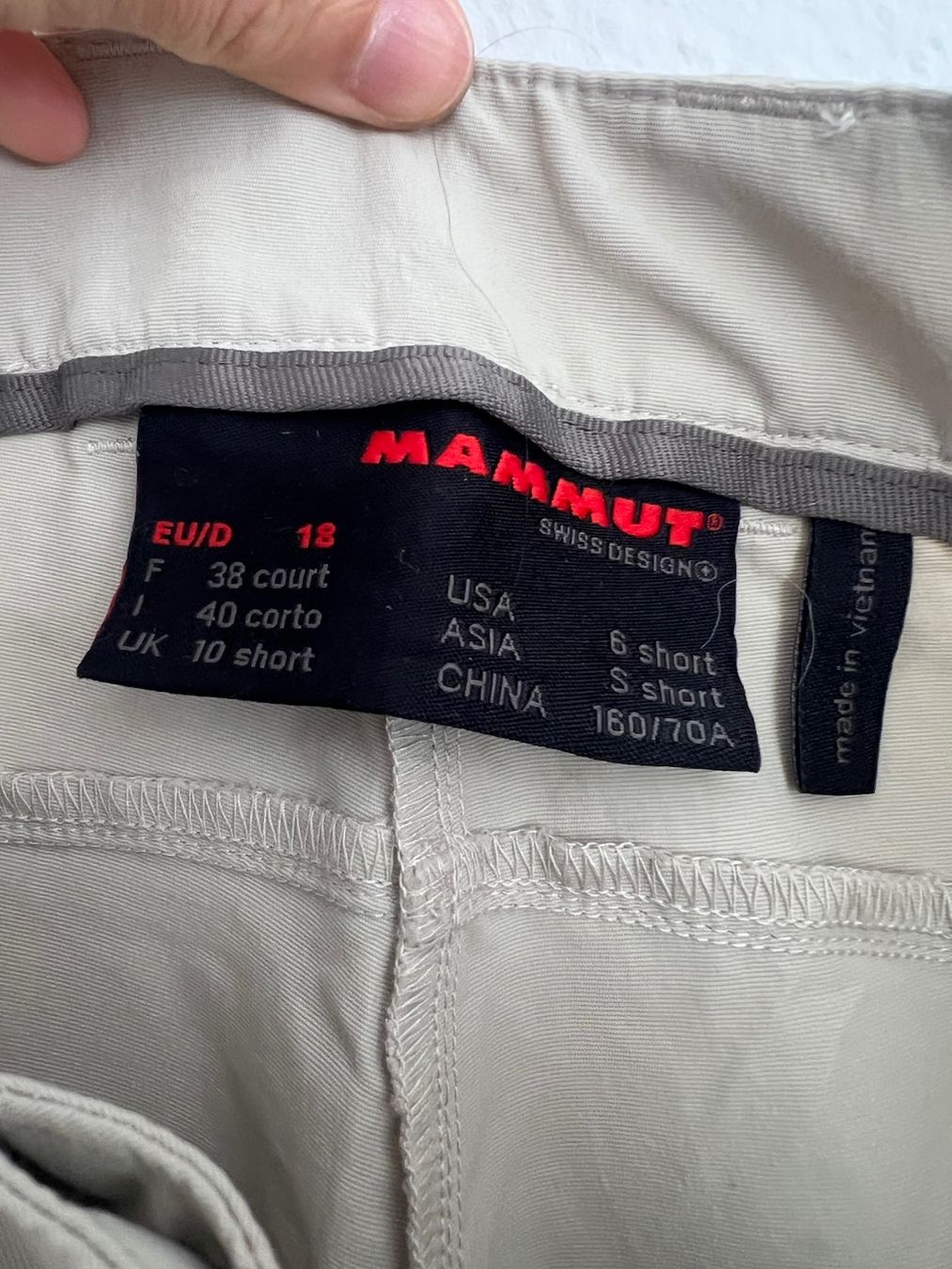 Mammut Pantaloni: Mammut Wanderhose, Grösse 38 – Usato da Zürich venduto da lisitsyna 2