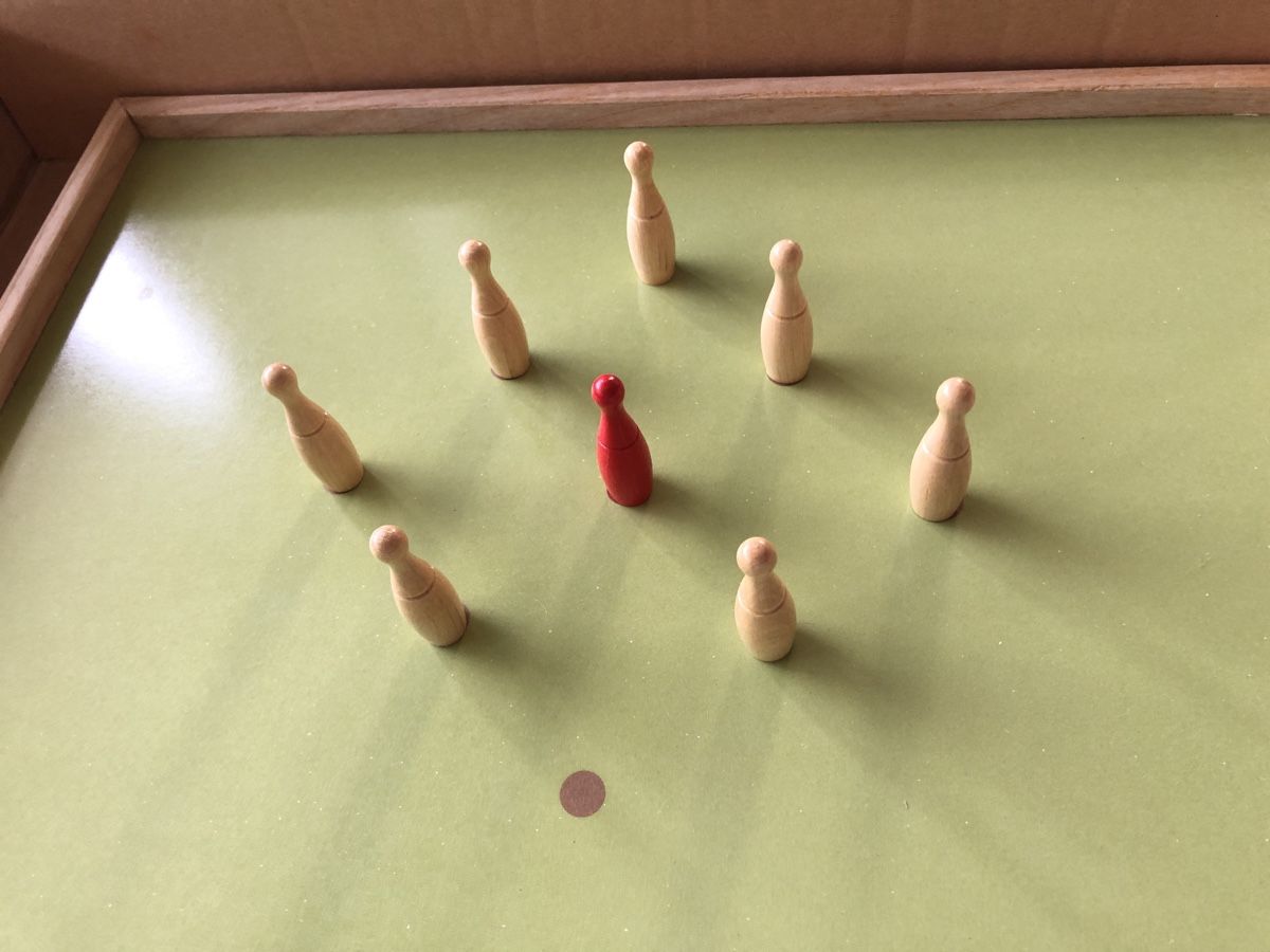 Giochi: Kreisel-Kegelspiel Paracelsus – Usato da Küttigen venduto da Schnitzer 1