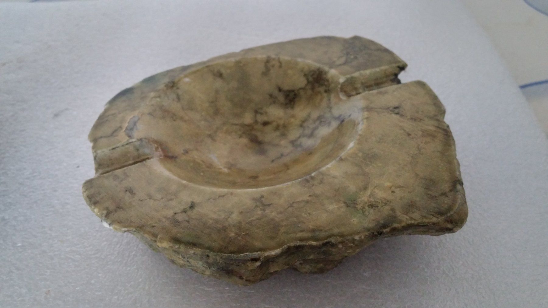 Portacenere: Vintage Alabaster Aschenbecher – Usato da Zürich venduto da sendbad 1