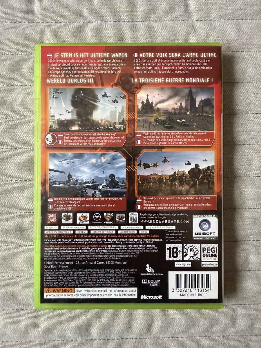Microsoft Giochi: Tom Clancy's EndWar für Xbox 360 – Usato da Thunstetten venduto da Virus_33 2
