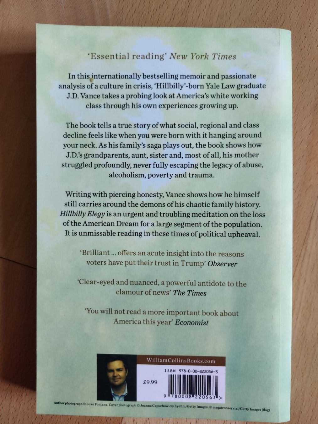 Livres: Spannendes Buch Hillbilly Elegy – D'occasion à Wil SG par Natundmatt 1