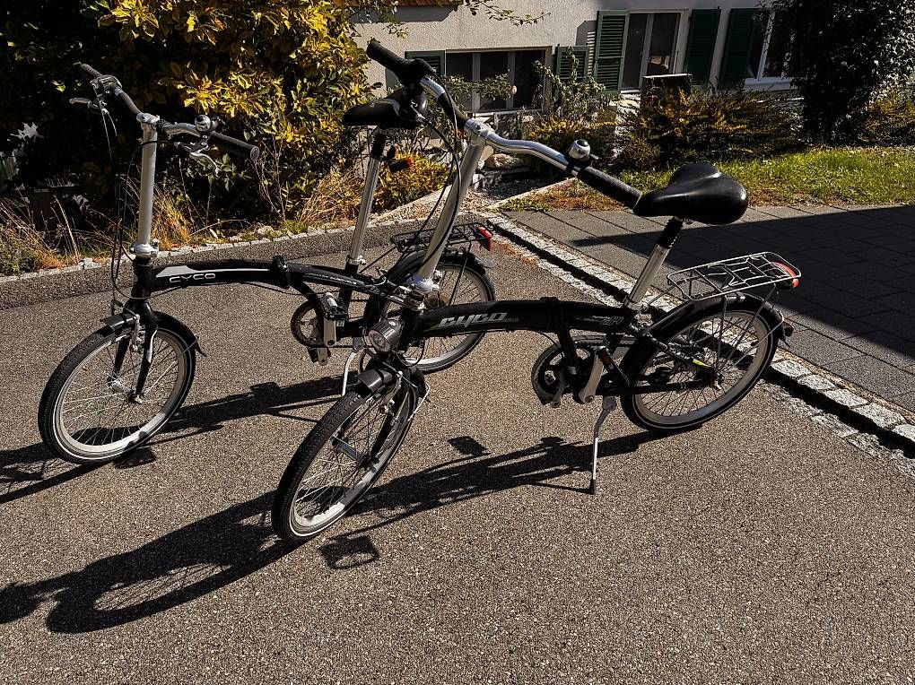 Biciclette: 2 Stk. Camping Fahrräder  – Usato da Suberg venduto da Kloesi