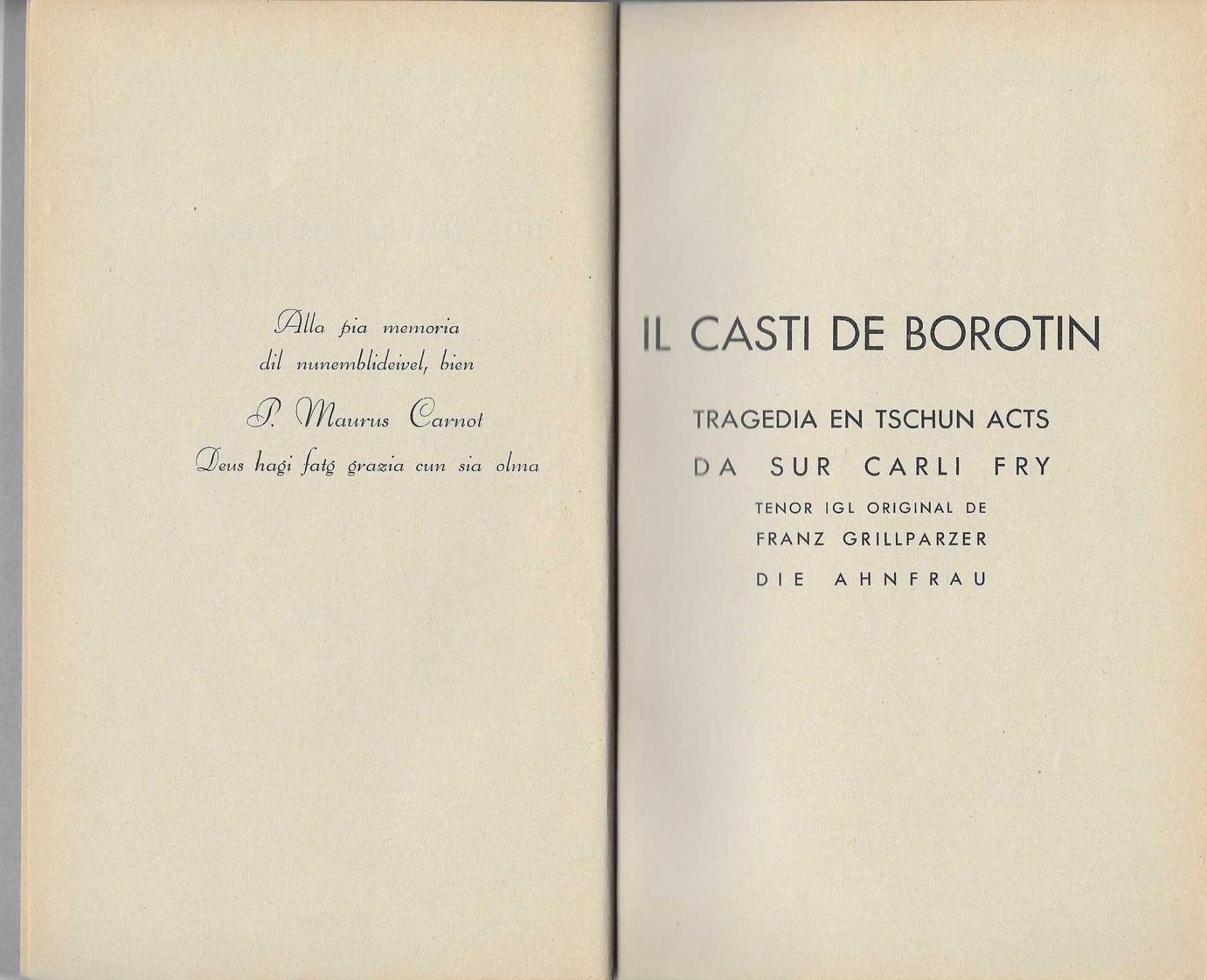 Libri: La Tribuna Romontscha Nr. 6 1939 – Usato da Flims - Dorf venduto da Stagediver 2