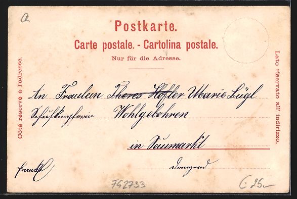 Cartoline postali: Litho Zürich, Ortspartie mit Limmat, Th – Usato da Berlin venduto da bartko-reher 1