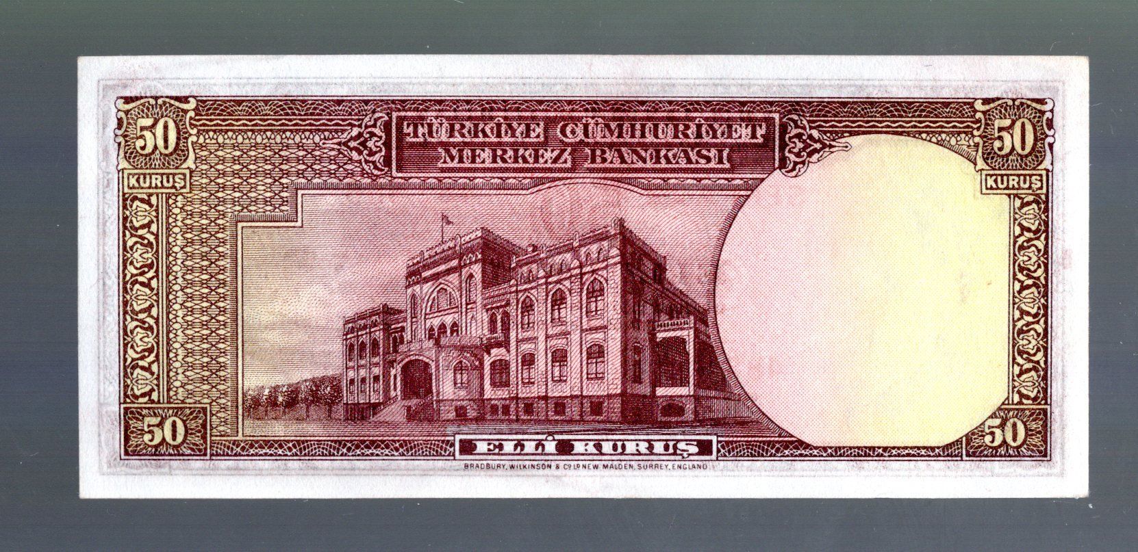 Banknoten: Turkey 50 kurus UNC selten – Neu (gemäss Beschreibung) aus Leibstadt von baroc333 1