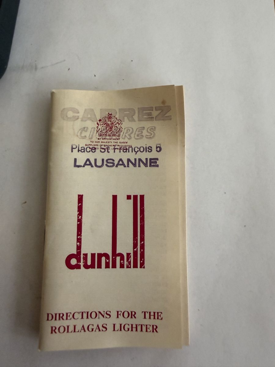 Dunhill Feuerzeuge: Briquet Dunhill – Gebraucht aus Echallens von JAR69 3