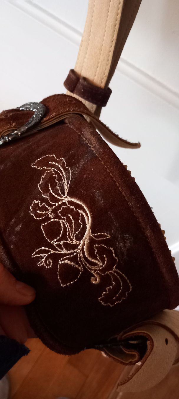 Pantaloni: Lederhosen gr. 52 (echtes Leder) – Usato da Glattfelden venduto da Kstock 1