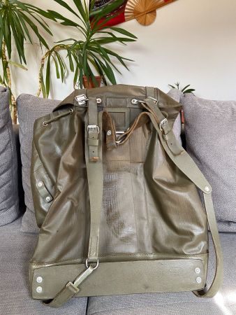 Sac à dos militaire vintage avec lanières