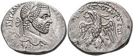 SYRIA. Emesa. MACRINUS AR Tetradrachm (217-218 AD)