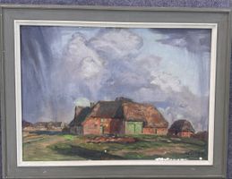 Julius Schold (1881-1962) Haus Ansicht Gemälde