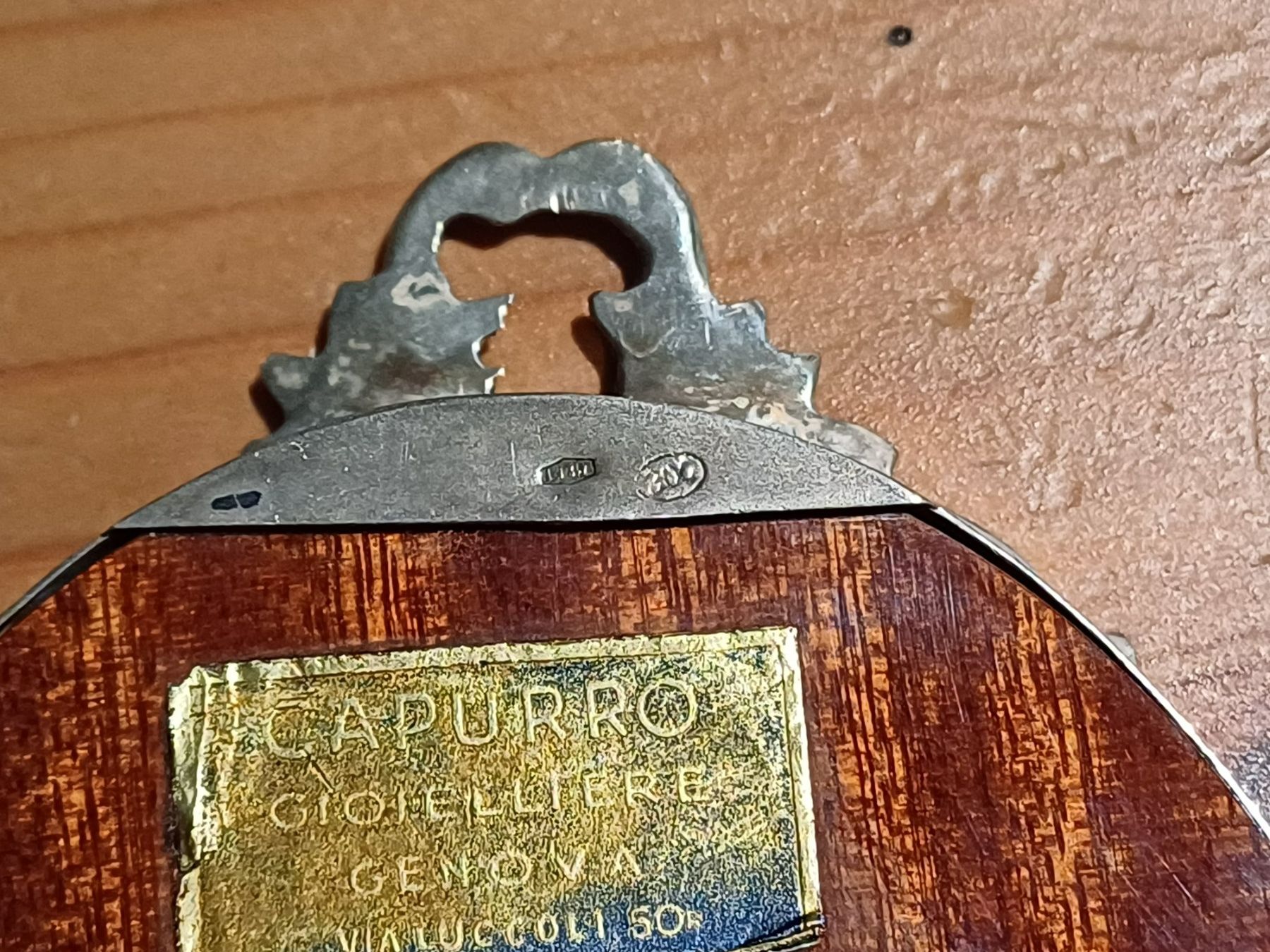 Cornici: antiker Silberrahmen 800 – Usato da Winterthur venduto da Ennidora 8