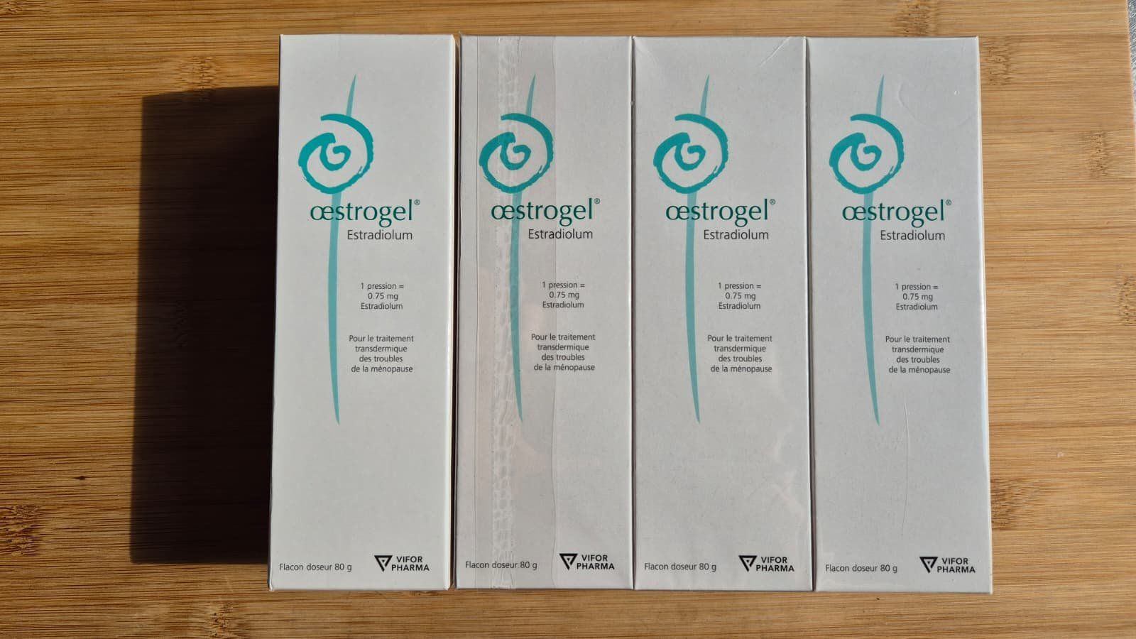 Altro per la cura del corpo: Oestrogel Estradiolum Dispenser 4x 80 g – Nuovo e nell'imballaggio originale da Rüdlingen venduto da mal_9hx9