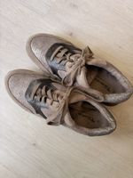 Sneakers Tamaris Leder Damen Grösse 38 braun mit Glitzer