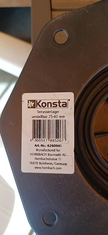 Balken: Konsta Terassenlager – Neu und originalverpackt aus Umiken von Nos7 1
