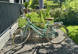 Damenvelo Mixte, 70er/80er, Celeste 