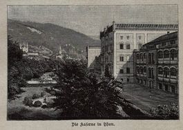 Antik Druck 1900  - Thun, Kaserne