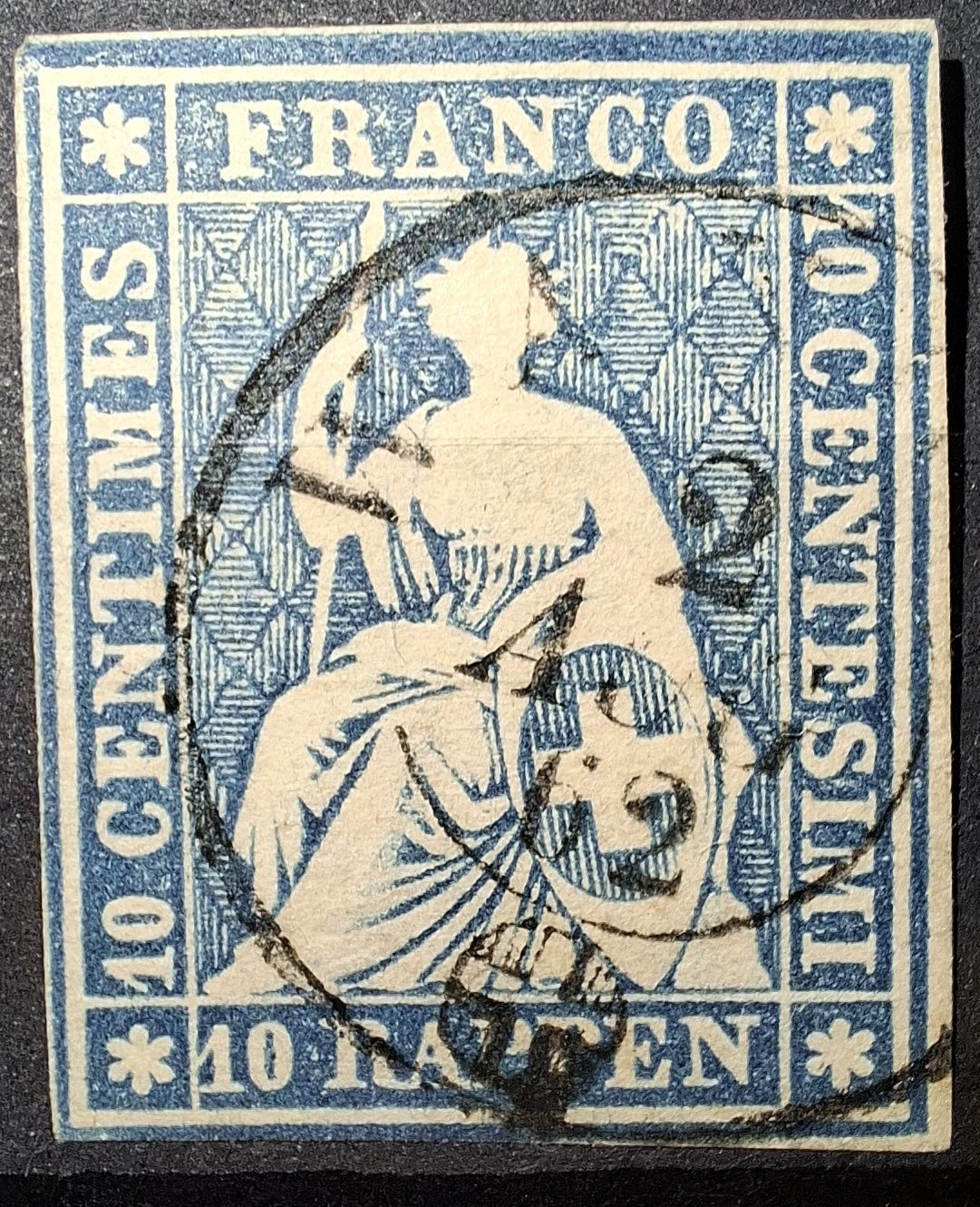 Alle Briefmarken: Lot Strubel G - Druck Periode Kat. 1220.- – Gebraucht aus Balgach von SIMEON27 4