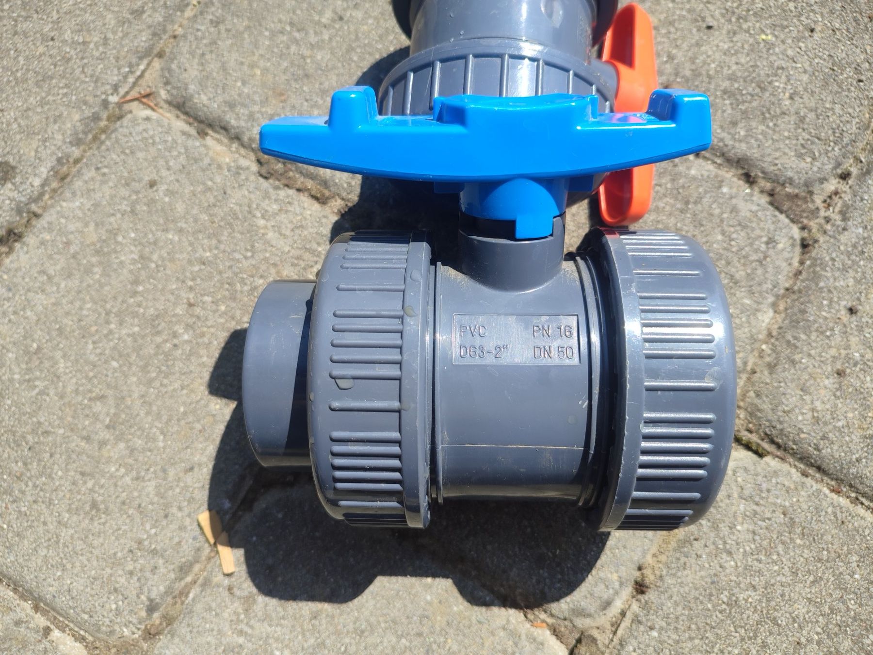 Rubinetteria: 2 PVC Kugelhahnen 50 und 40 mm – Usato da Hüswil venduto da benigreen01 3