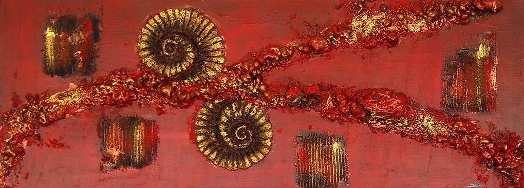 Dipinti: Acrybild Ammoniten – Usato da Romanshorn venduto da Besan