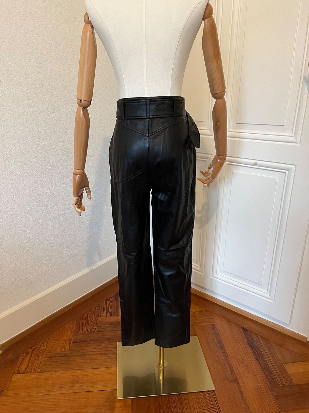 Pantaloni: Intermix Stylish Black Leather Trousers - Size XS – Usato da Mies venduto da Nib2011 6