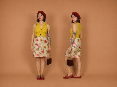 Vintage AKRIS Seidenrock - Gr.S