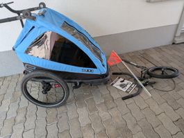 Veloanhänger TAXXi Elite blau top Zustand