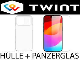 iPhone 18 PRO MAX Hülle Etui + Panzerglas CLEAR Case Cover