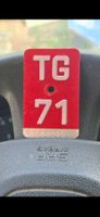 Velonummee  TG, Thurgau 1971
