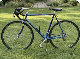Rennrad Rennvelo Vintage blau Marke Giant