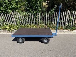 Fetra Handwagen mit Luftbereifung, 500 kg Tragkraft