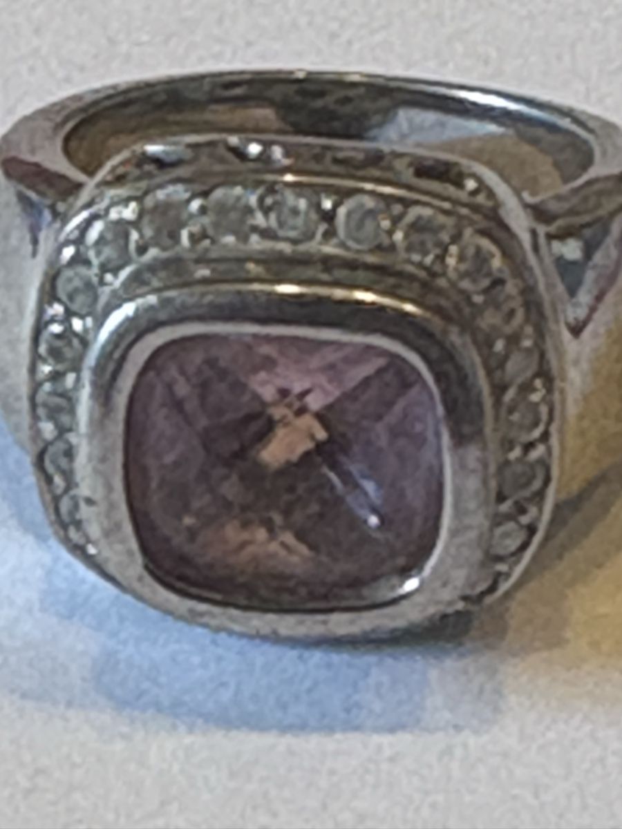 Anelli: 925 12,6 g Silber Ring mit rosa Stein  – Usato da Murten venduto da Tzaugg 5