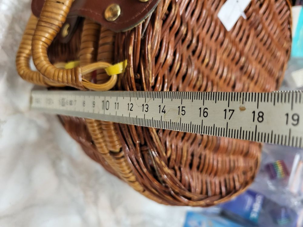 INNO STAGE Picknickkorb Für 2 Personen – Weidenkorb Mit Besteck, Decke & Zubehör Für Outdoor