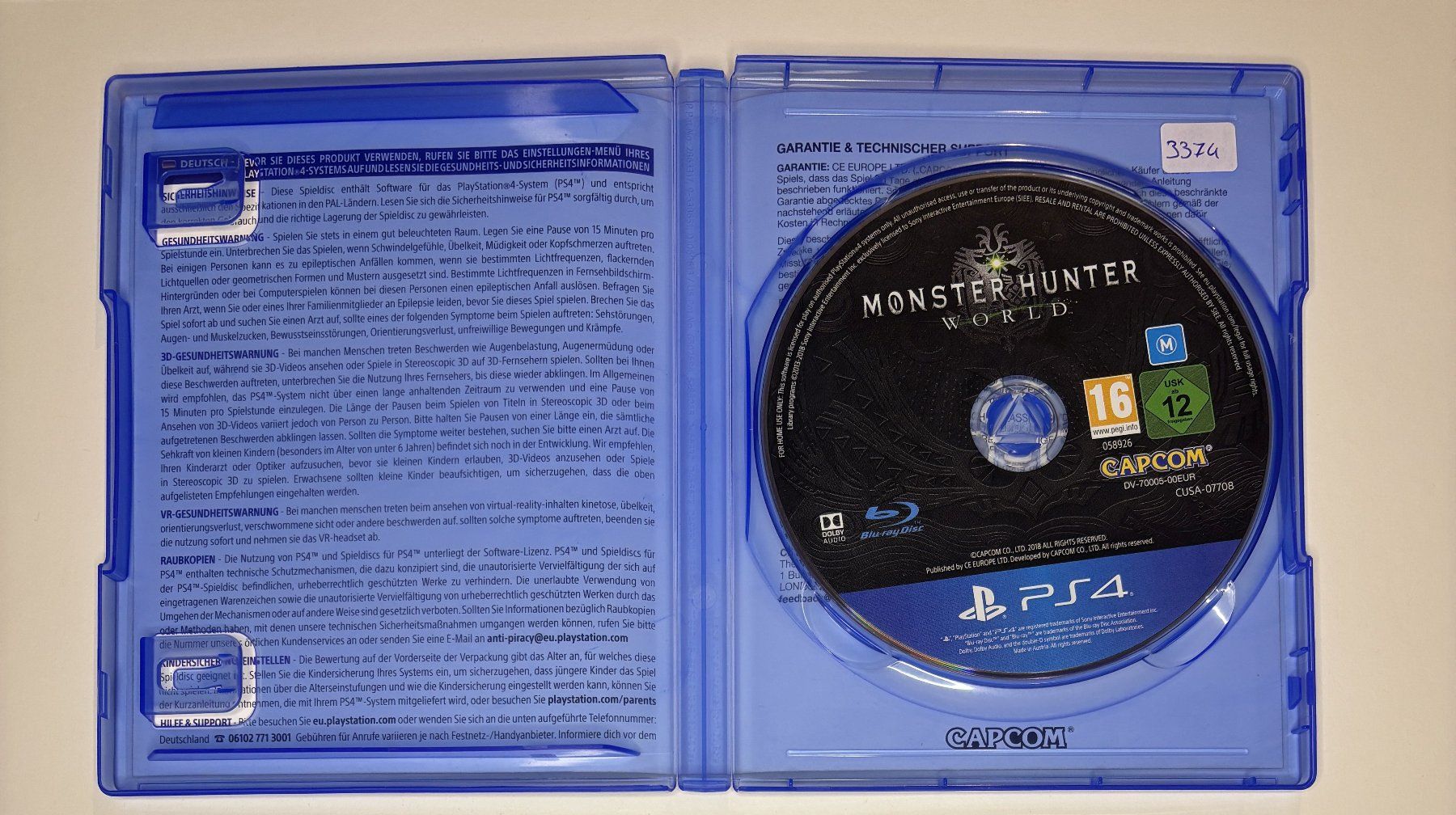 Giochi: PS4 - Monster Hunter World – Usato da Allschwil venduto da Bullach 1