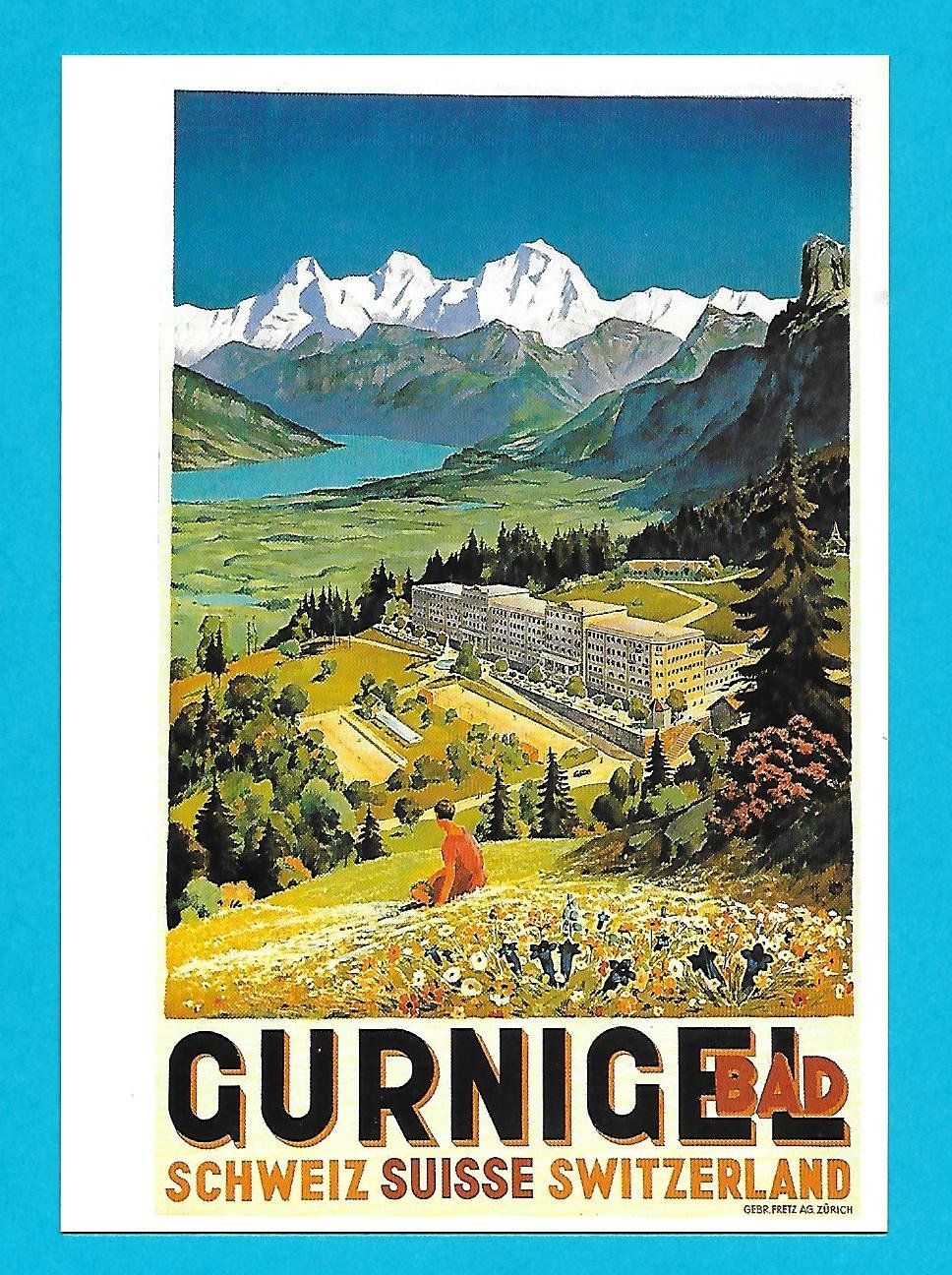 Cartoline postali: Ungelaufene Ansichtskarte Gurnigel Bad – Usato da Neuenegg venduto da wisteibe