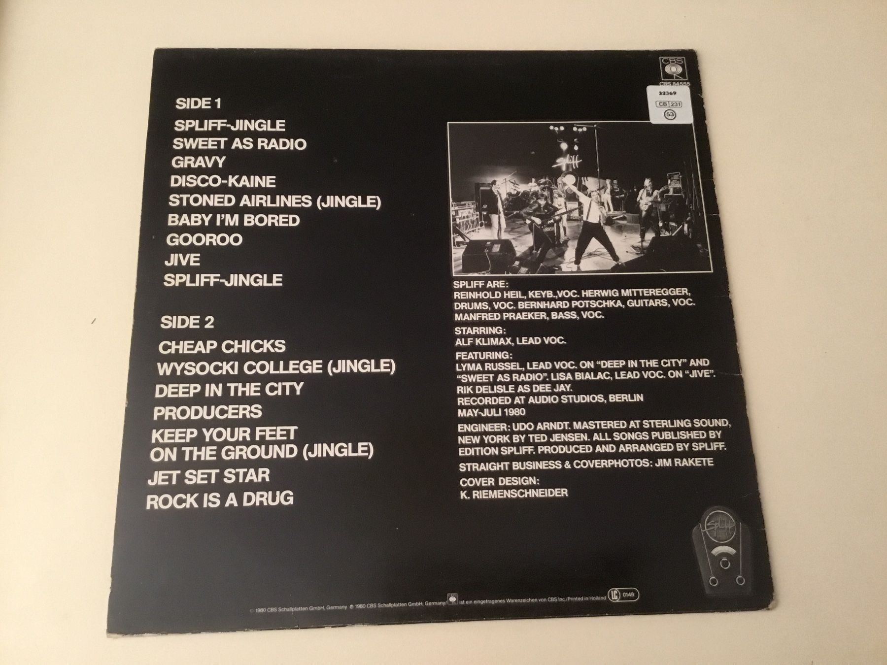Dischi in vinile: Spliff / Radio Show – Usato da Kreuzlingen venduto da Schuggerman 1