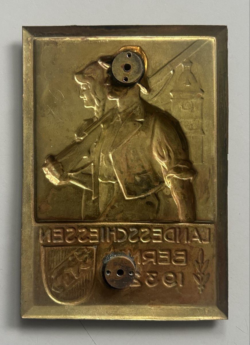 Medaglie: Plakette -- Landesschiessen Bern 1932 – Usato da Gossau SG venduto da Gallus00 1