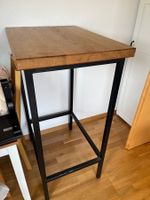 Bartisch Eiche/Stahl