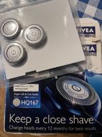 Philips Nivea for Men HQ167 Rasierköpfe-original verpackt