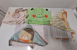 Baby Badtücher und verschiedene Moltontücher