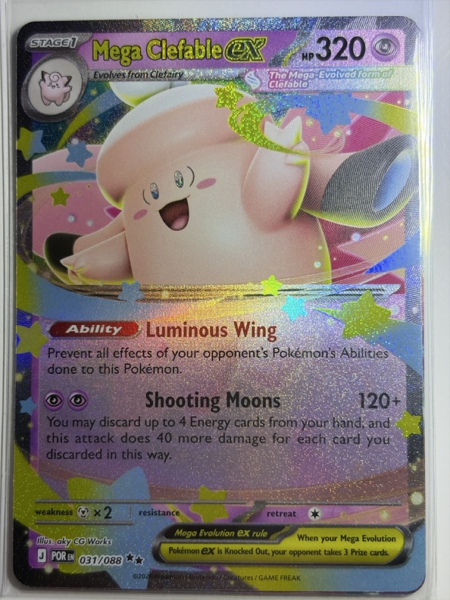 Pokémon Carte collezionabili: Mega Clefable EX 031/088 Perfect Order Pokémon Karte – Nuovo (secondo la descrizione) da Galgenen venduto da Miachelle