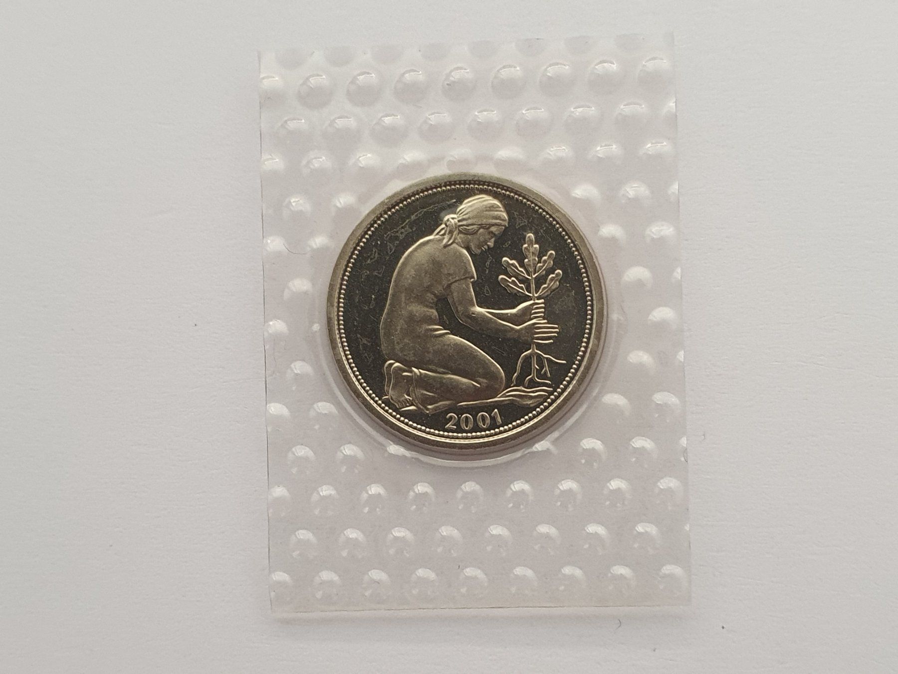Tutti le monete: 50 Pfennig 2001 D Stgl – Nuovo (secondo la descrizione) da Pravidondaz venduto da LVtik 1