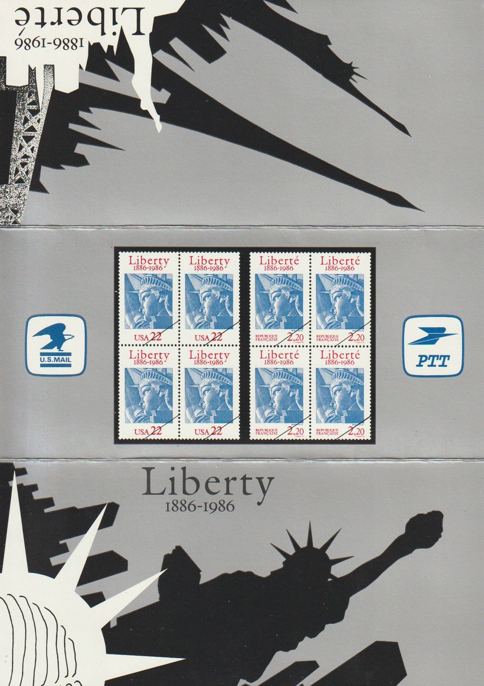 Tutti i francobolli: Liberté 1886-1986 USA – Nuovo e nell'imballaggio originale da Crans-Montana venduto da kira56 1